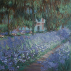 Le jardin de l'artiste, les iris