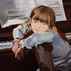 Petite fille au piano