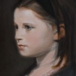 d&rsquo;après  » Tête de jeune fille » de Fantin Latour